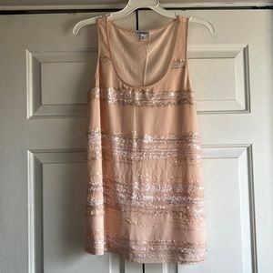 Sequin tank top